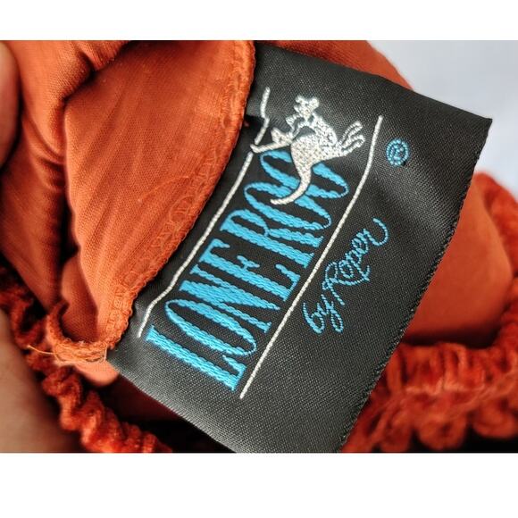 Vintage Roper Bohemian Women's Tiered Midi Skirt Small Velvet Burnout Cowgirl - Picture 3 of 5